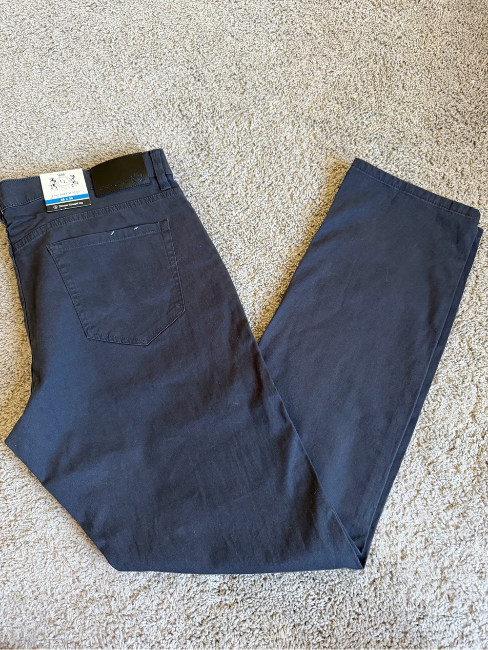 NWT Men's English Laundry Oaklum Style Pants Grey Color Size 36x34